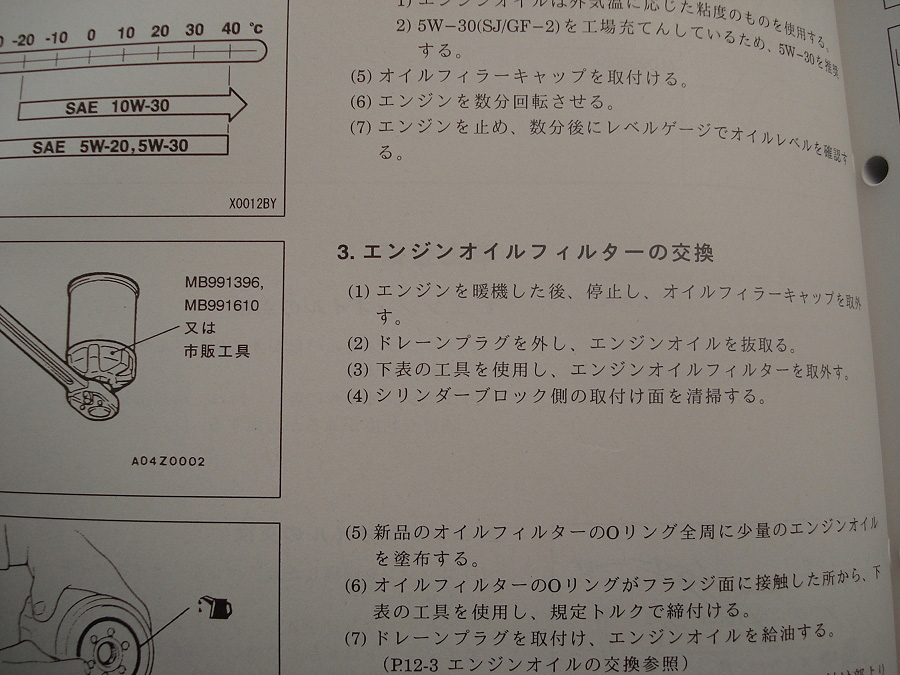 オイル交換 ３回目 ランサーエボリューション Station